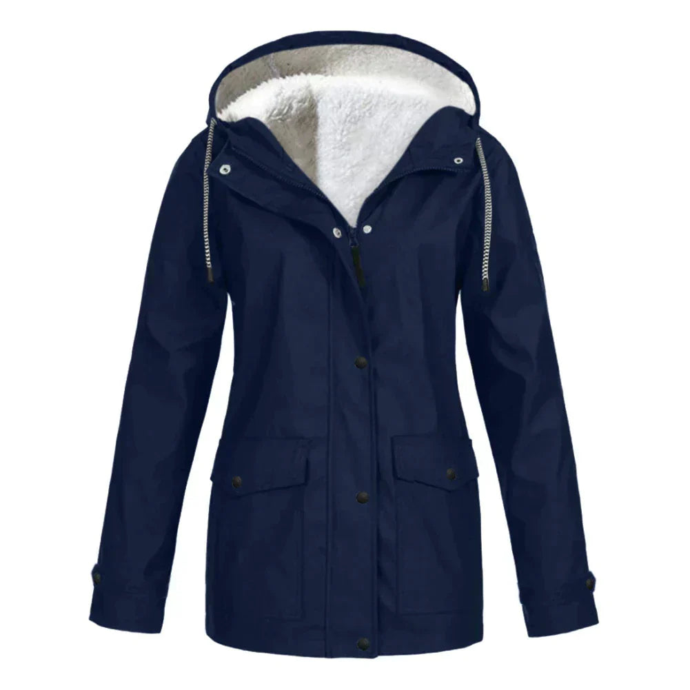 Damen Moderne Regenjacke | Warm
