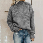 Irisetim | Damen Bequemer Strickpullover | Warm