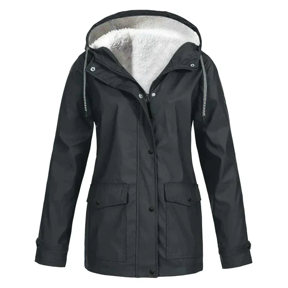 Damen Moderne Regenjacke | Warm