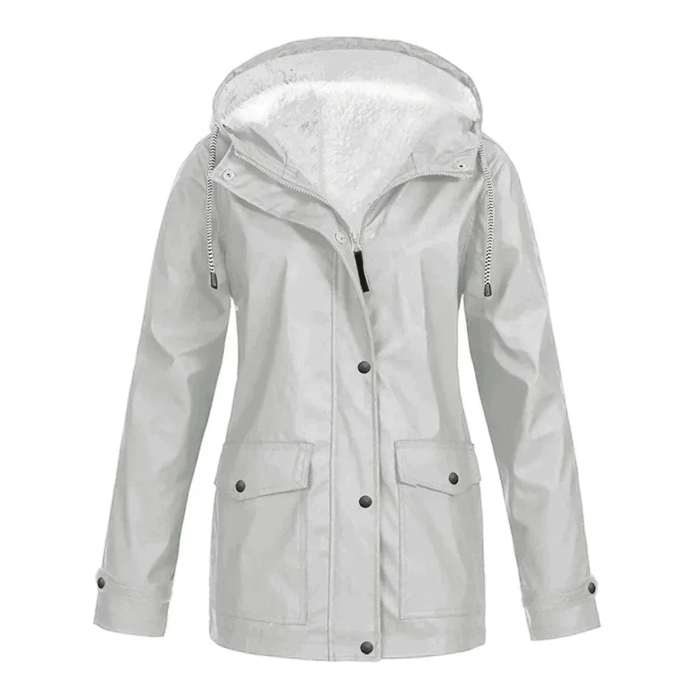 Damen Moderne Regenjacke | Warm