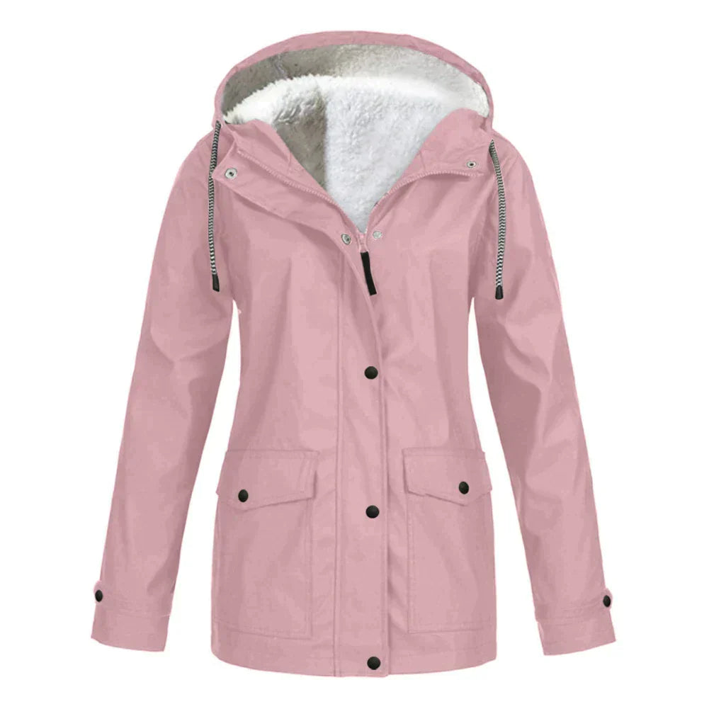 Damen Moderne Regenjacke | Warm