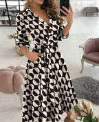 Aubrellia | Wickelkleid Mit Riemen