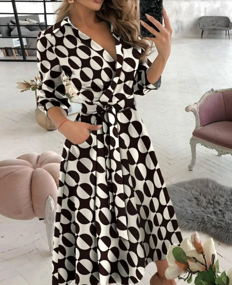 Aubrellia | Wickelkleid Mit Riemen