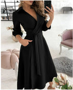 Aubrellia | Wickelkleid Mit Riemen
