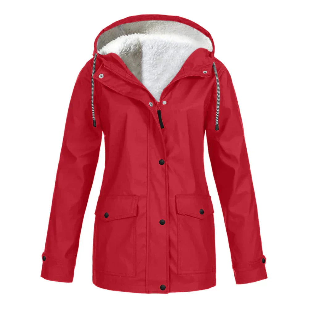 Damen Moderne Regenjacke | Warm