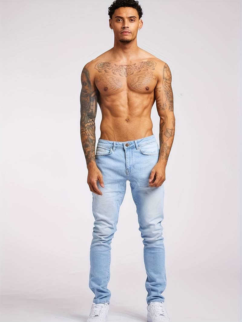 Lässig Flared Jeans Herren | Slim-Fit