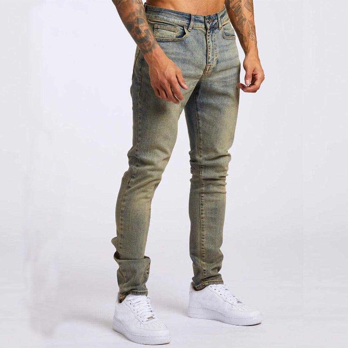 Lässig Flared Jeans Herren | Slim-Fit
