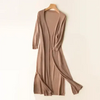 Inezimen | Damen Lange Moderne Strickjacke | Leicht