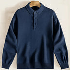 Lässiger Strickpullover Herren | Langarm
