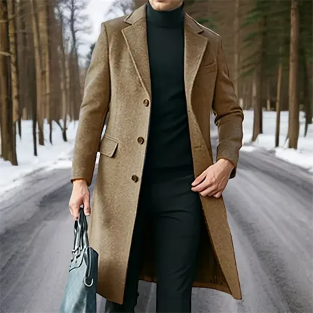 Jorikenit | Herren Winter Trench Mantel | Lange