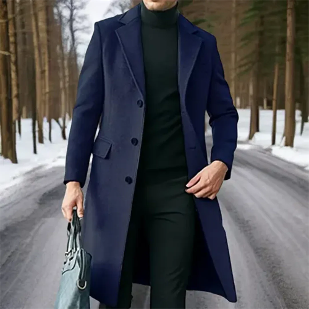Jorikenit | Herren Winter Trench Mantel | Lange