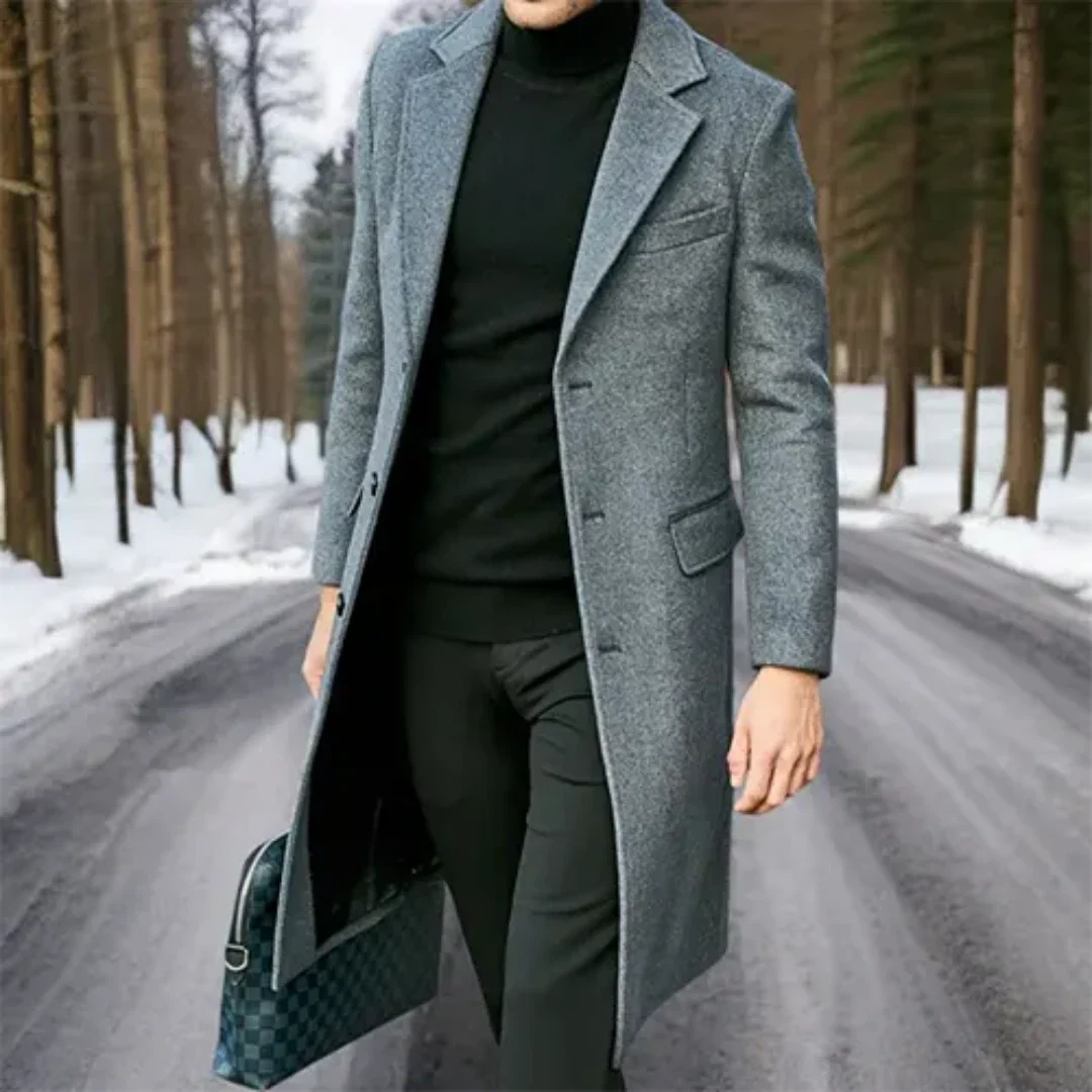 Jorikenit | Herren Winter Trench Mantel | Lange
