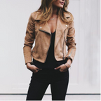 Velora | Damen Winter Biker Kurze Jacke | Warm