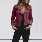 Velora | Damen Winter Biker Kurze Jacke | Warm