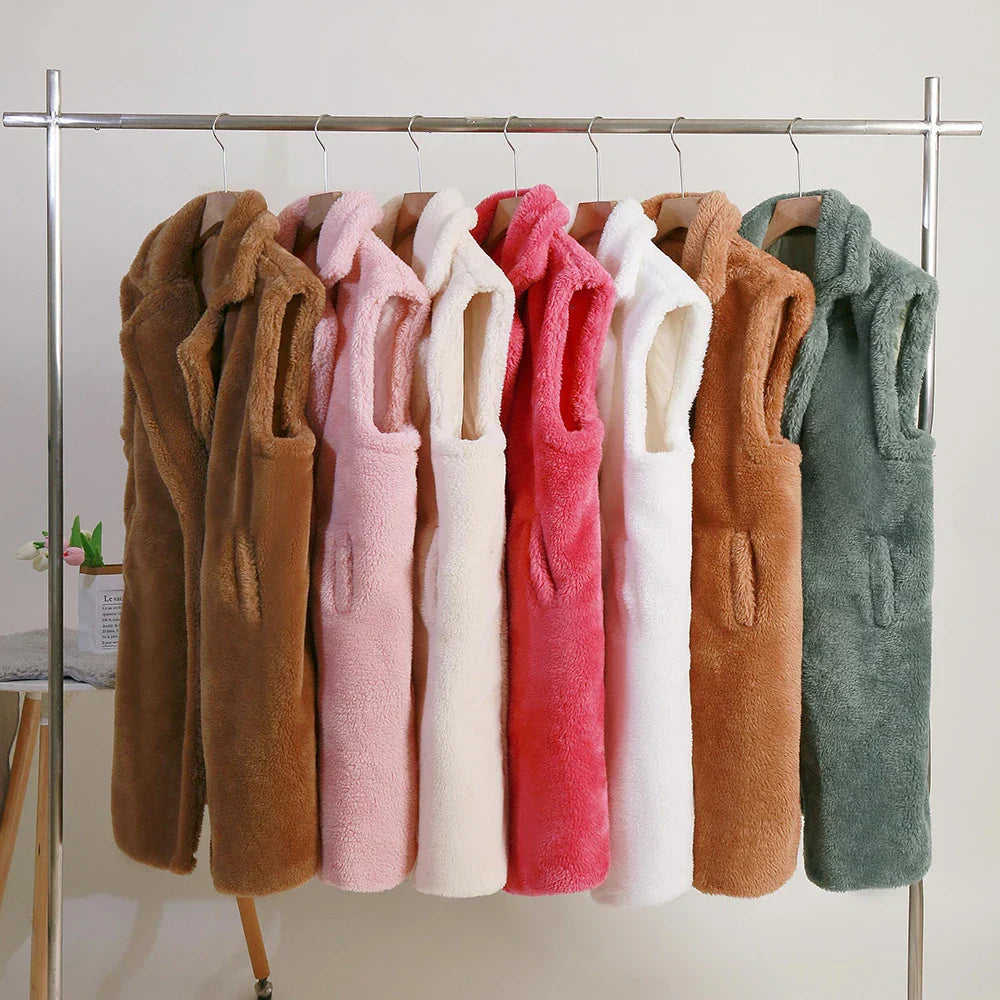 Flammer Damen-Teddy-Mantel | Warm