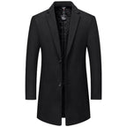 Balenzar | Herren Warmer Mantel | Lange 