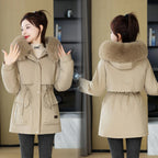 Damen Warme Winterparka Jacke | Kurze