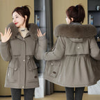 Damen Warme Winterparka Jacke | Kurze