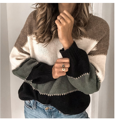 Anneliesena | Damen Moderner Pullover | Warm