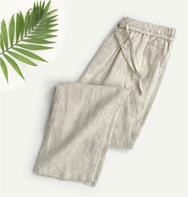 Herren Schmale Passform Sommer Hosen | Bequem