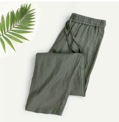Herren Schmale Passform Sommer Hosen | Bequem