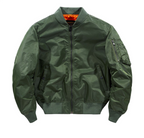 Moderne Bomberjacke Herren | Reißverschluss