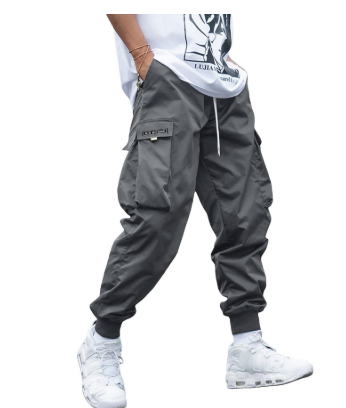 Herren Lässige Cargo Jogger Hose | Elastisches Bündchen