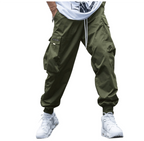 Herren Lässige Cargo Jogger Hose | Elastisches Bündchen