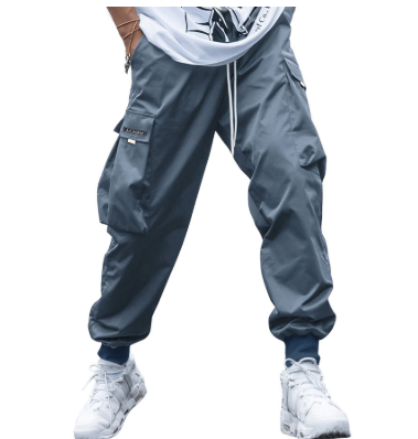Herren Lässige Cargo Jogger Hose | Elastisches Bündchen