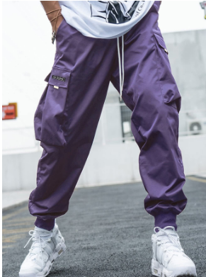 Herren Lässige Cargo Jogger Hose | Elastisches Bündchen