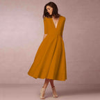 Roryna | Damen Hochzeitsgast Kleid Sommer | Midikleid