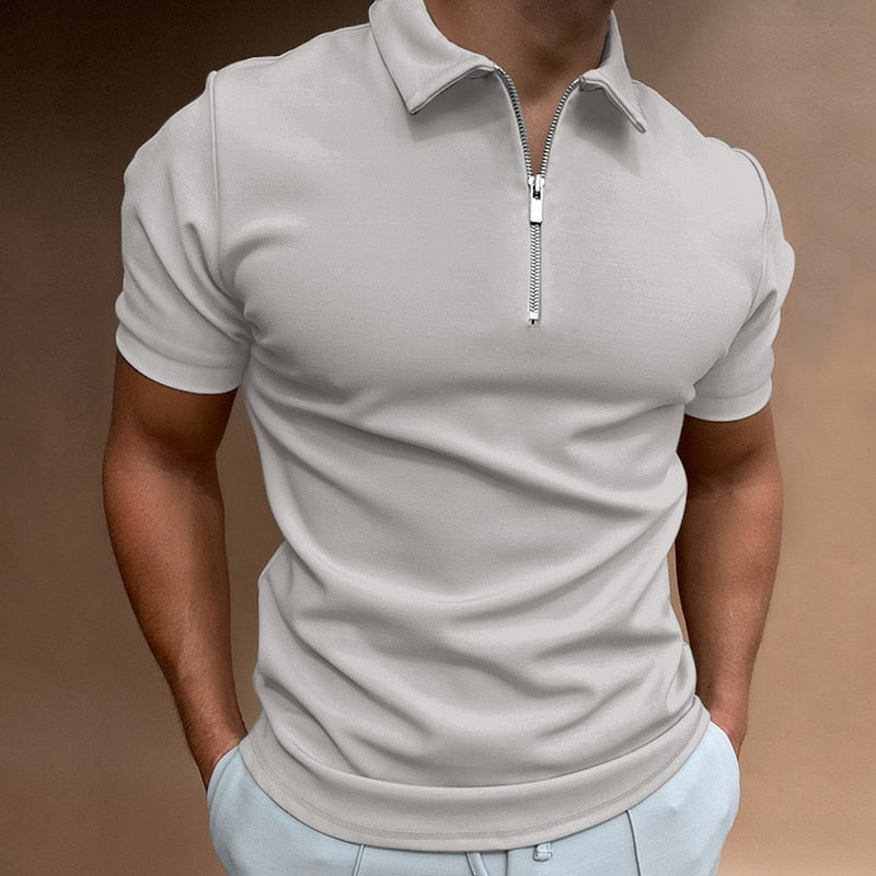 Giulio | Herren-Poloshirt mit Reißverschluss