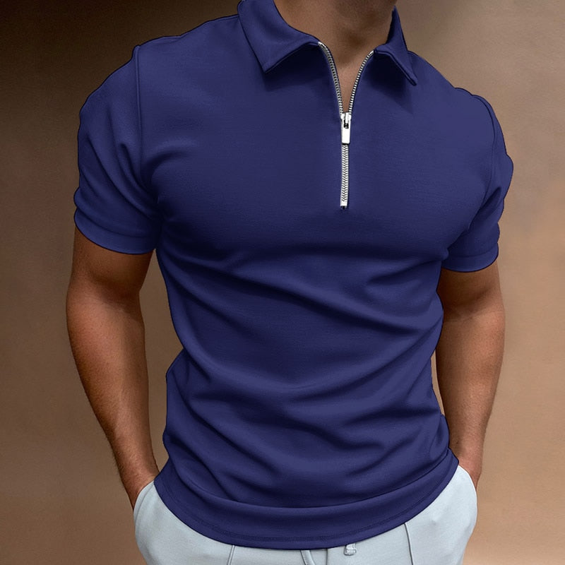Giulio | Herren-Poloshirt mit Reißverschluss