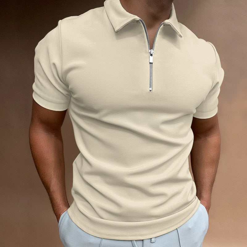 Giulio | Herren-Poloshirt mit Reißverschluss