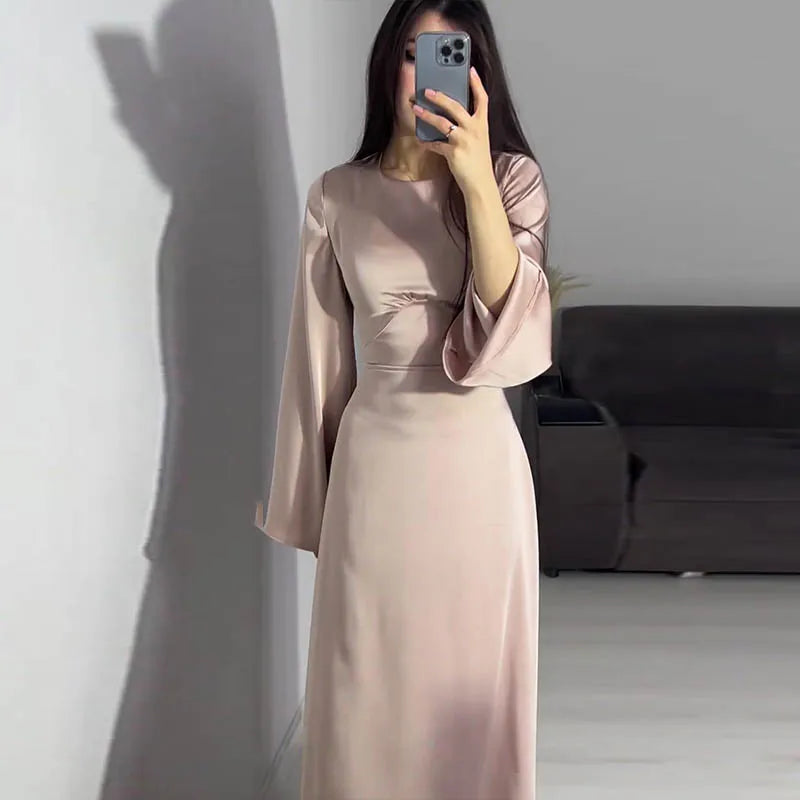 Luciena | Damen Langes Abendkleid Hochzeit | Maxi