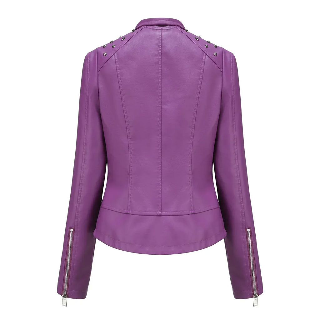 Damen Lässig Langarm Jacke | Reißverschluss