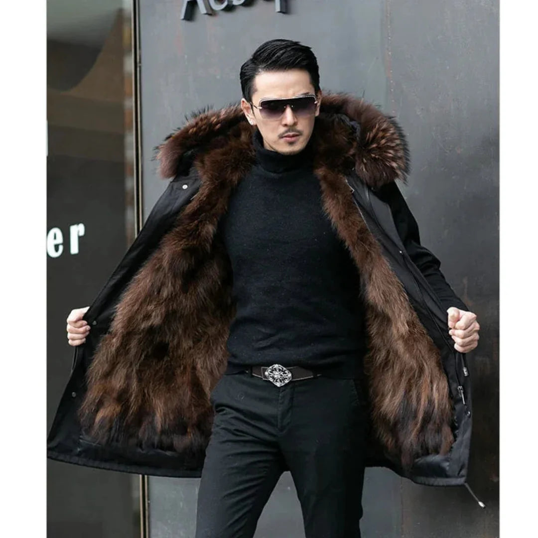 Herren Kapuze Winter Parka Jacke | Warm