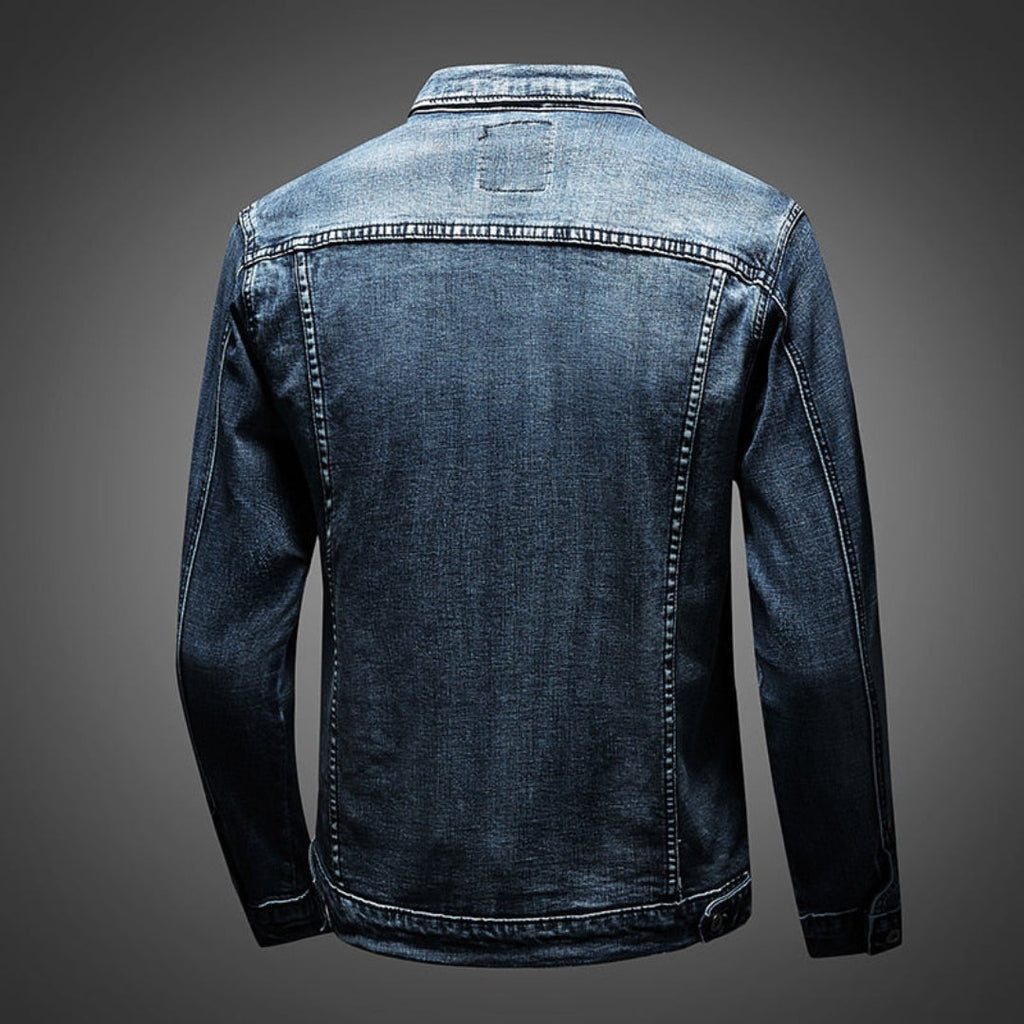 Herren Knopf Daunen Langarm Jacke | Bequem