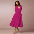 Roryna | Damen Hochzeitsgast Kleid Sommer | Midikleid