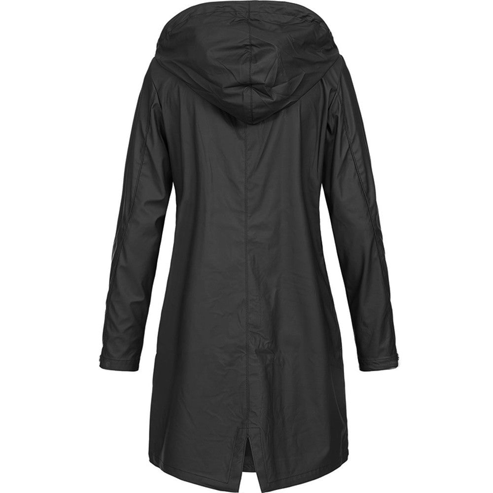 Modische Regenjacke für Damen | Mit Kapuze