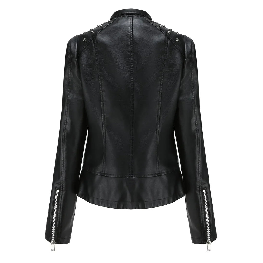 Damen Lässig Langarm Jacke | Reißverschluss
