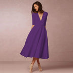 Roryna | Damen Hochzeitsgast Kleid Sommer | Midikleid