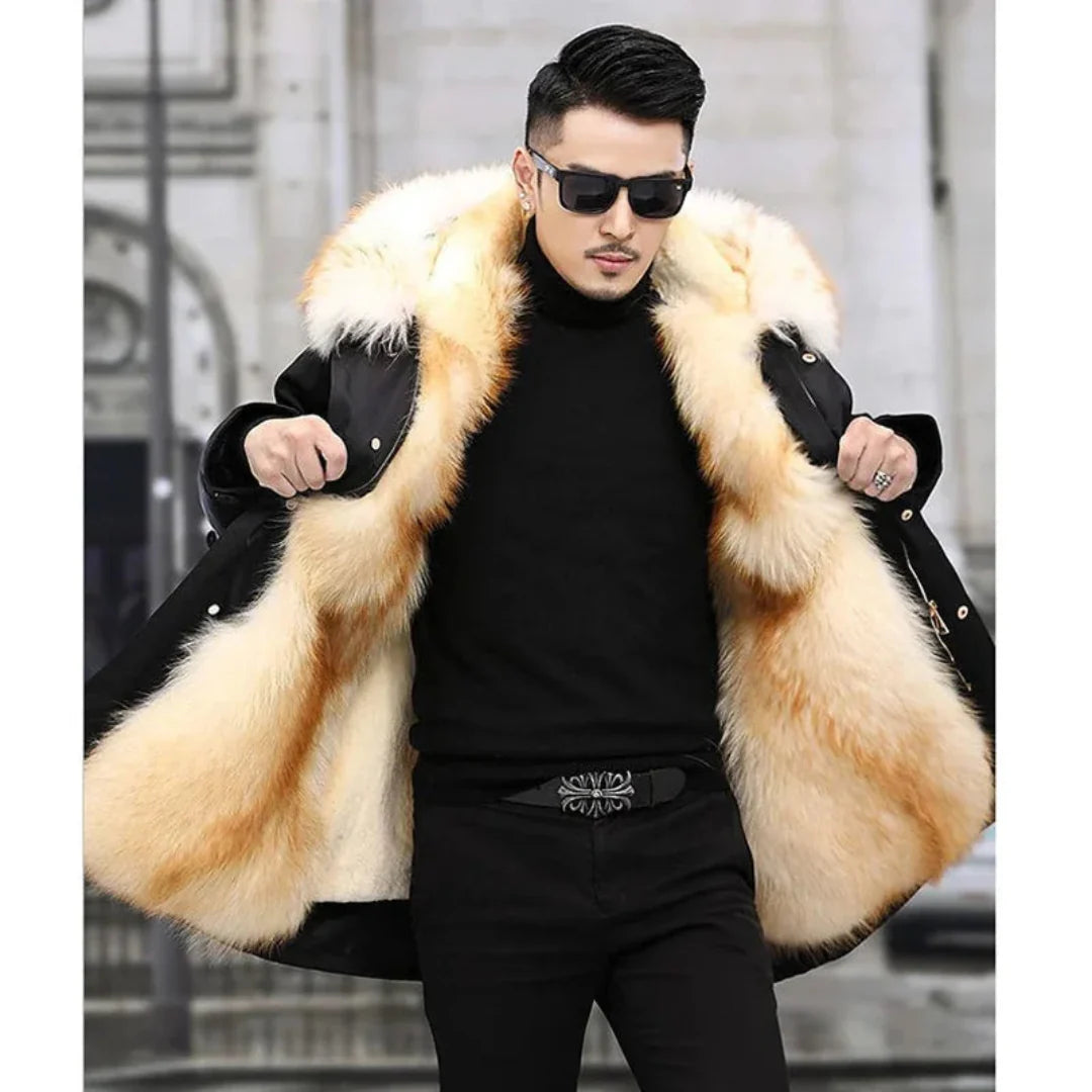 Herren Kapuze Winter Parka Jacke | Warm