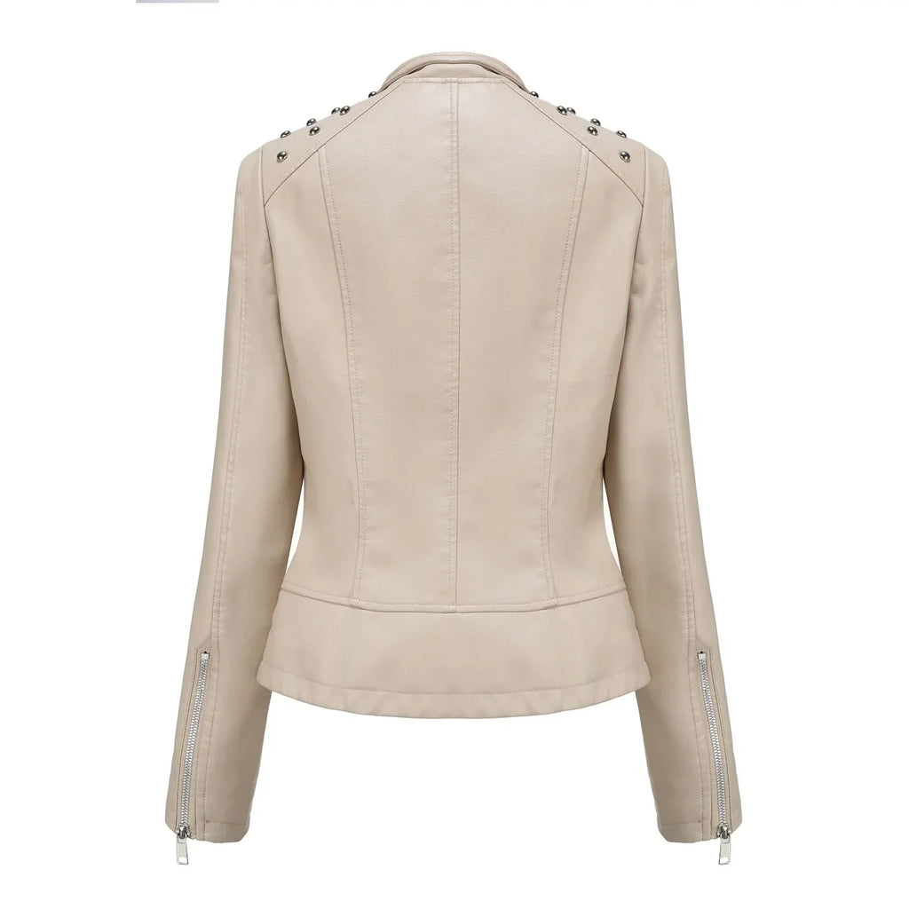 Damen Lässig Langarm Jacke | Reißverschluss