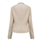 Damen Lässig Langarm Jacke | Reißverschluss
