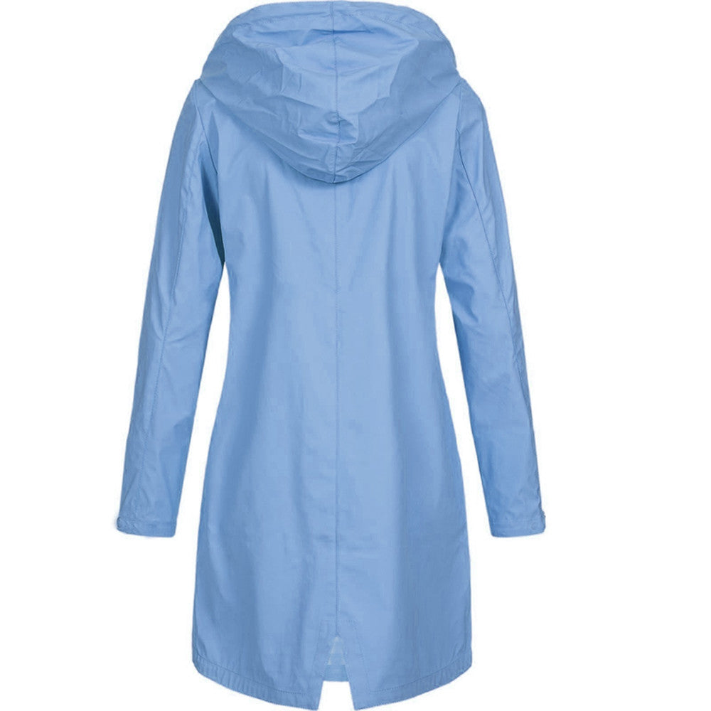 Modische Regenjacke für Damen | Mit Kapuze
