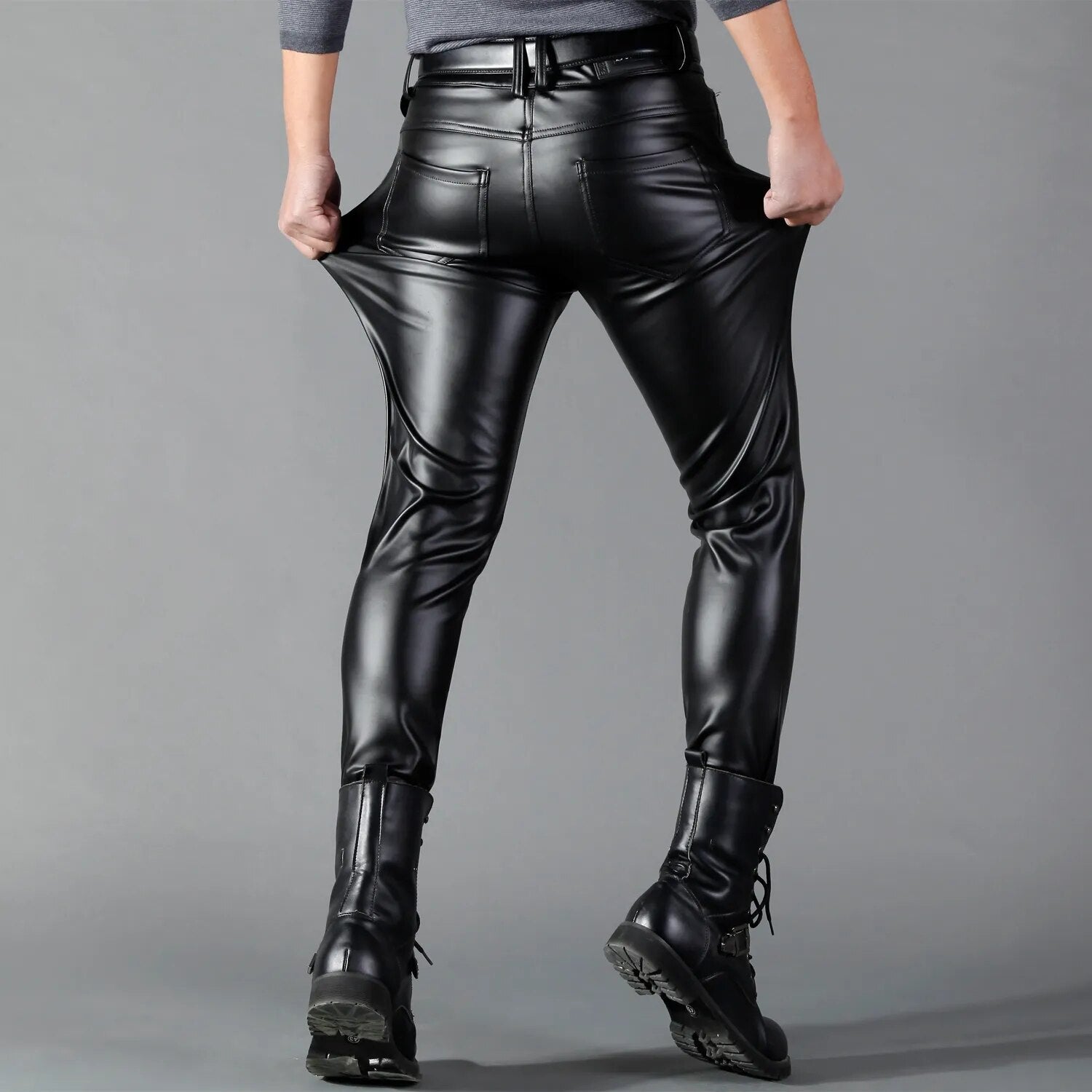 Marlenar | Herren Stretch-Hosen | Schwarz