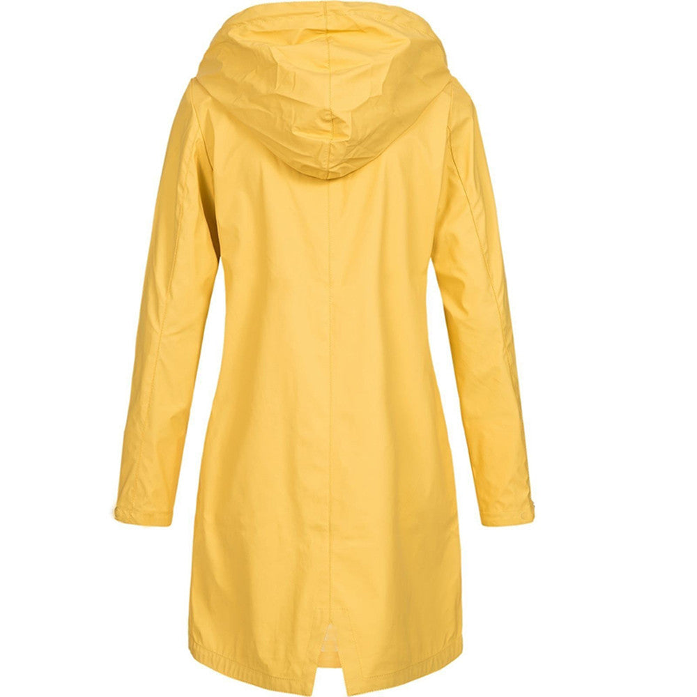 Modische Regenjacke für Damen | Mit Kapuze
