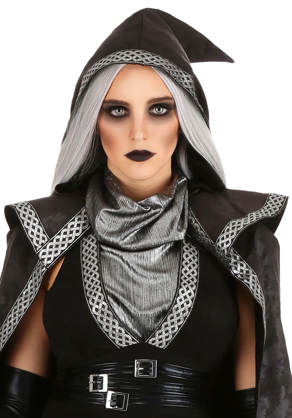 Gotische Hexe Halloween Kostüm Kleid | Maxi