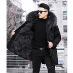 Herren Kapuze Winter Parka Jacke | Warm